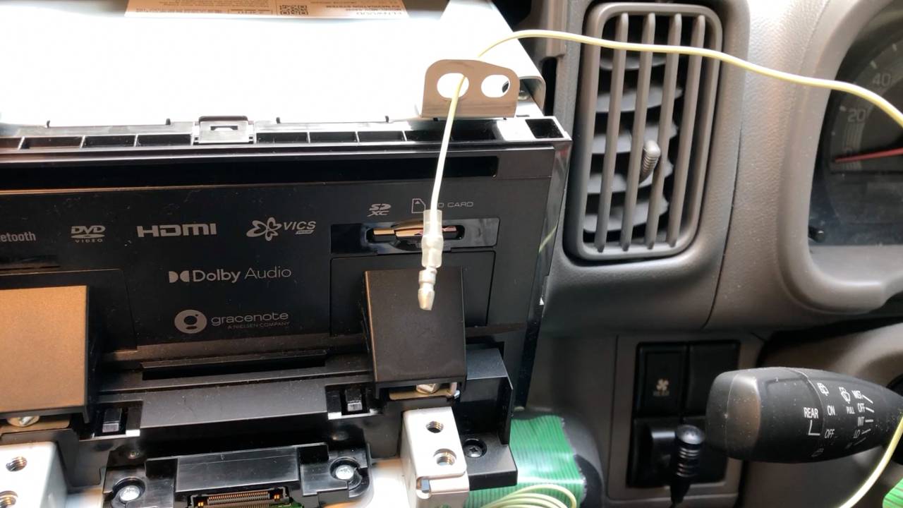 【軽バンカスタマイズ11】走行中にカーナビの操作やテレビが見れるよう制限を解除する KENWOOD MDV S809F