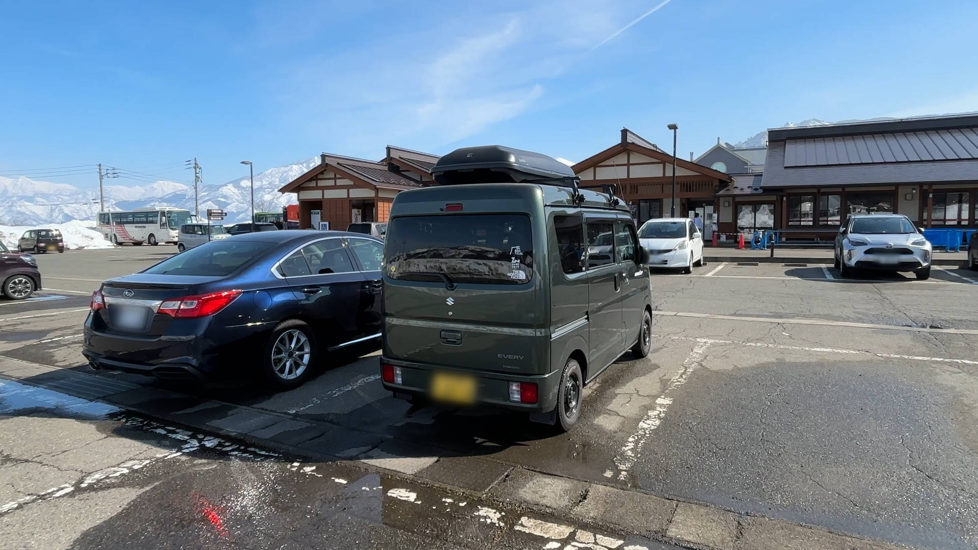 【軽バン車中泊20】魚沼産(北魚沼産?)と南魚沼産コシヒカリの食べ比べで道の駅南魚沼で車中泊