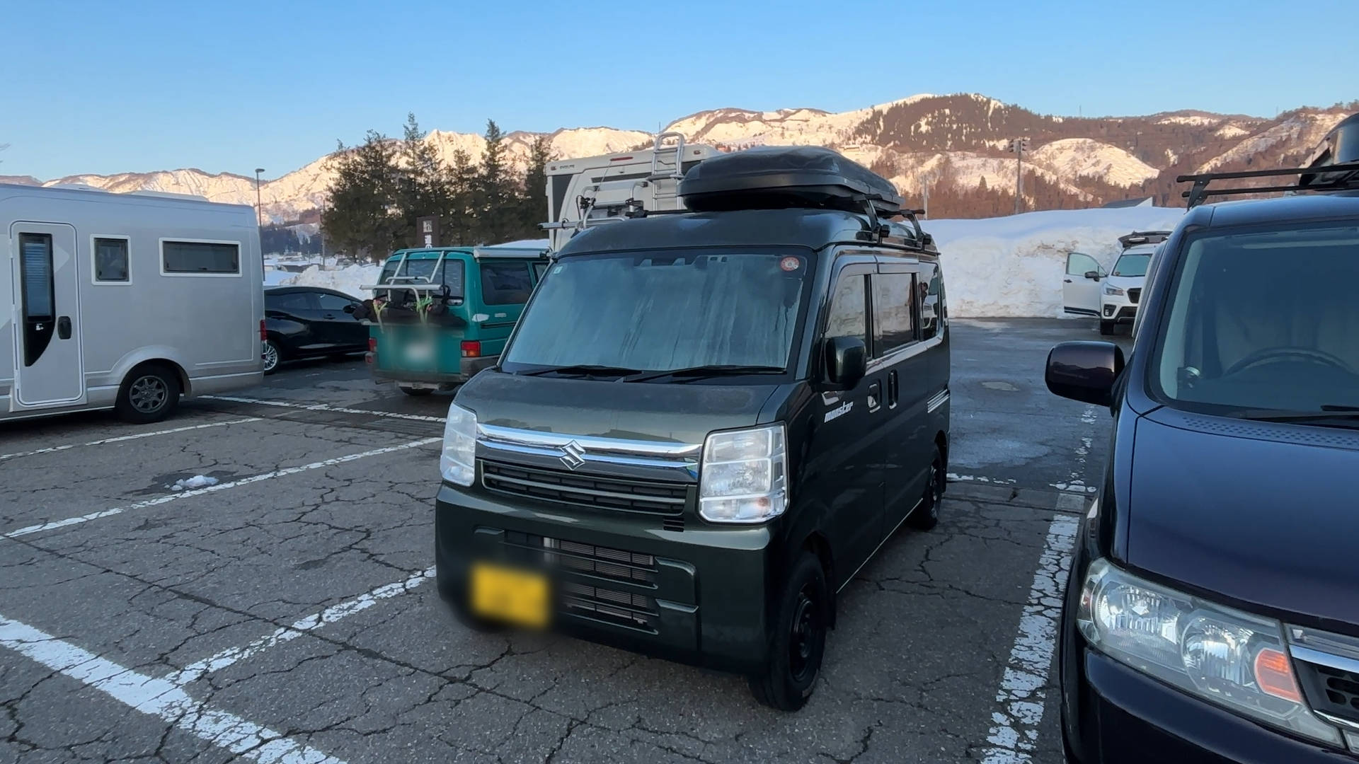 【軽バン車中泊20】魚沼産(北魚沼産?)と南魚沼産コシヒカリの食べ比べで道の駅南魚沼で車中泊
