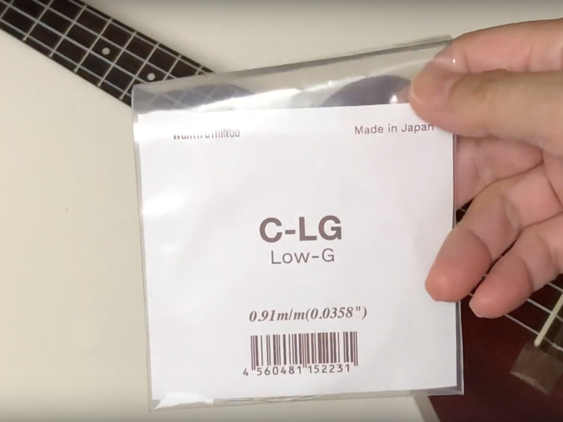 【ウクレレ】ウクレレの4弦High GをLow Gへ交換したら音色が変わった