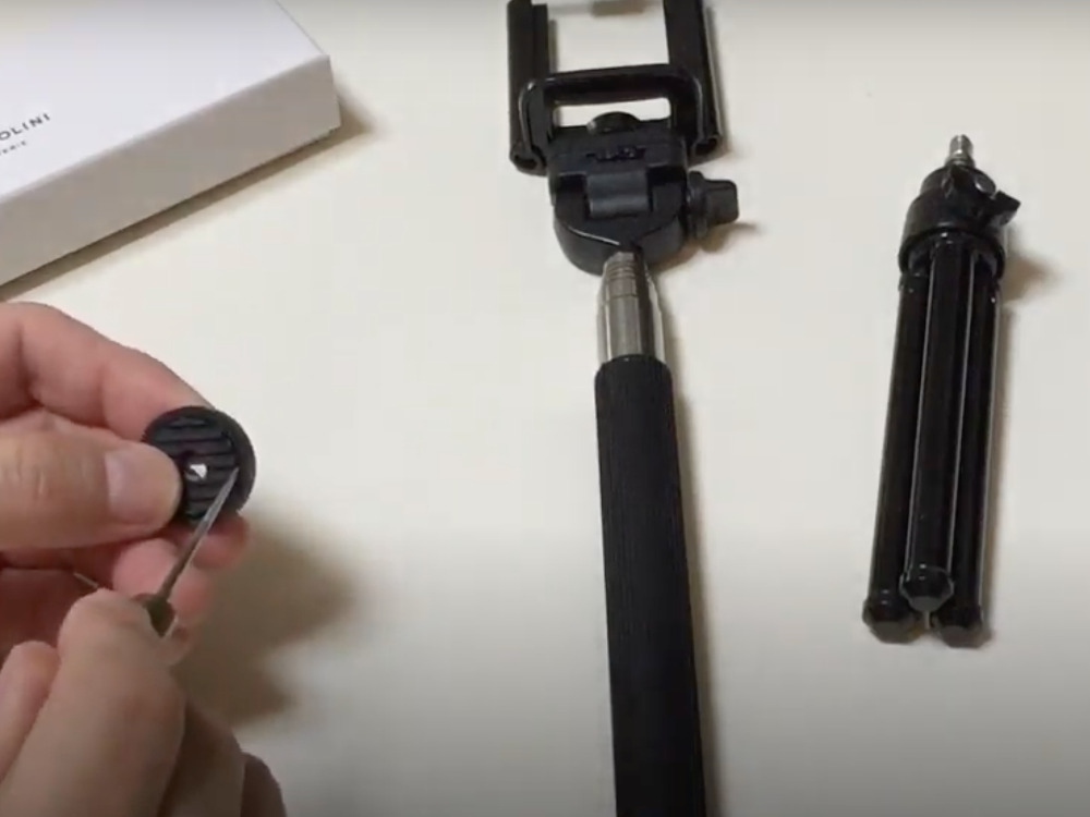 【DIY】ダイソーの自撮り棒とmini三脚をプチ改造