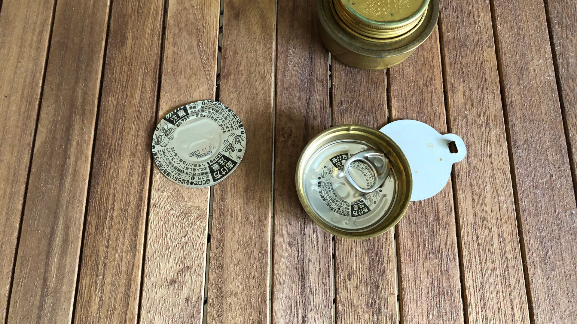 【DIY】トランギアの消火フタの取っ手問題を解決！ほぼ無加工で使用出来る缶詰のフタも発見！