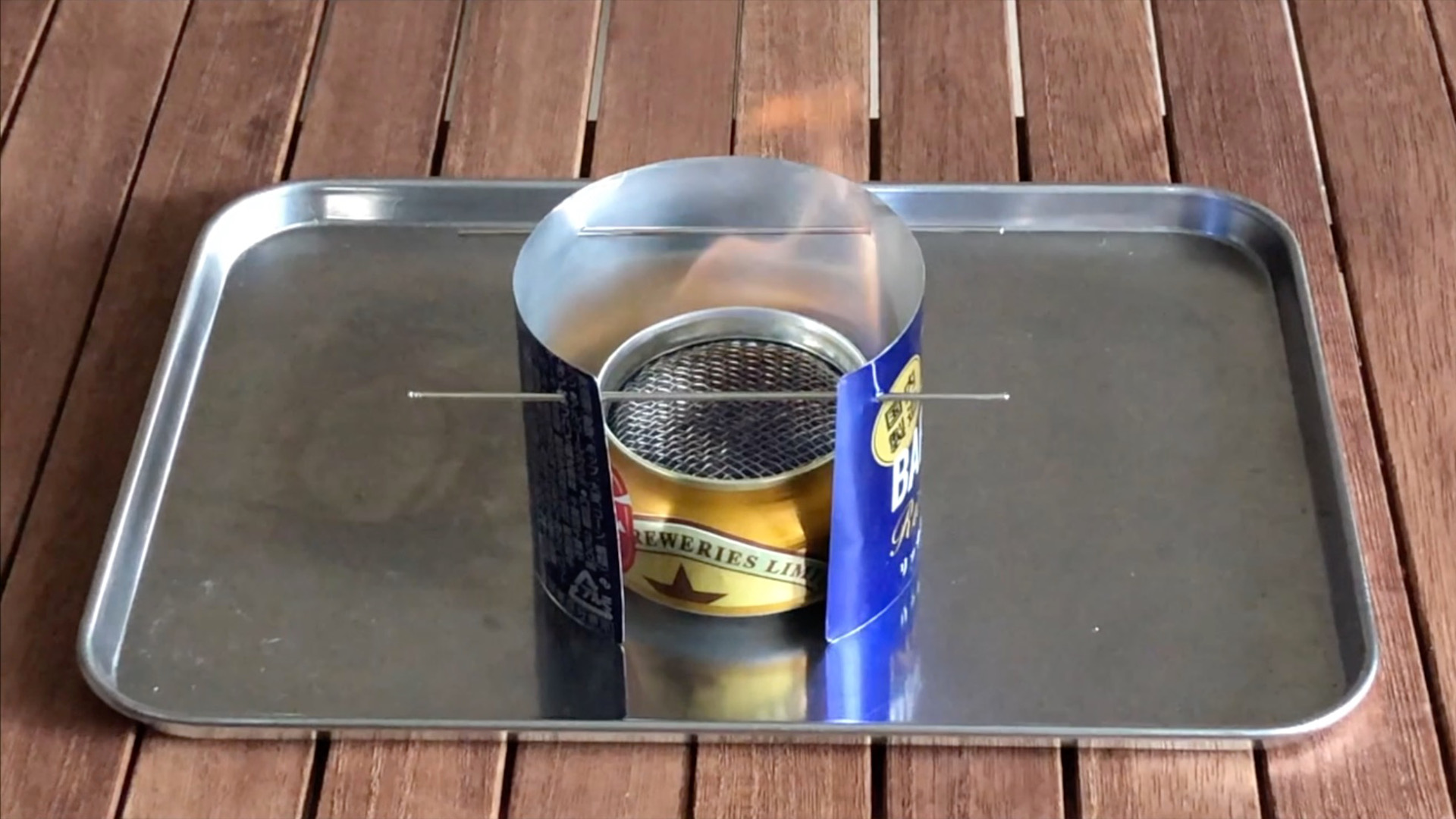 【DIY】空き缶を使ってULなウィンドスクリーンを自作