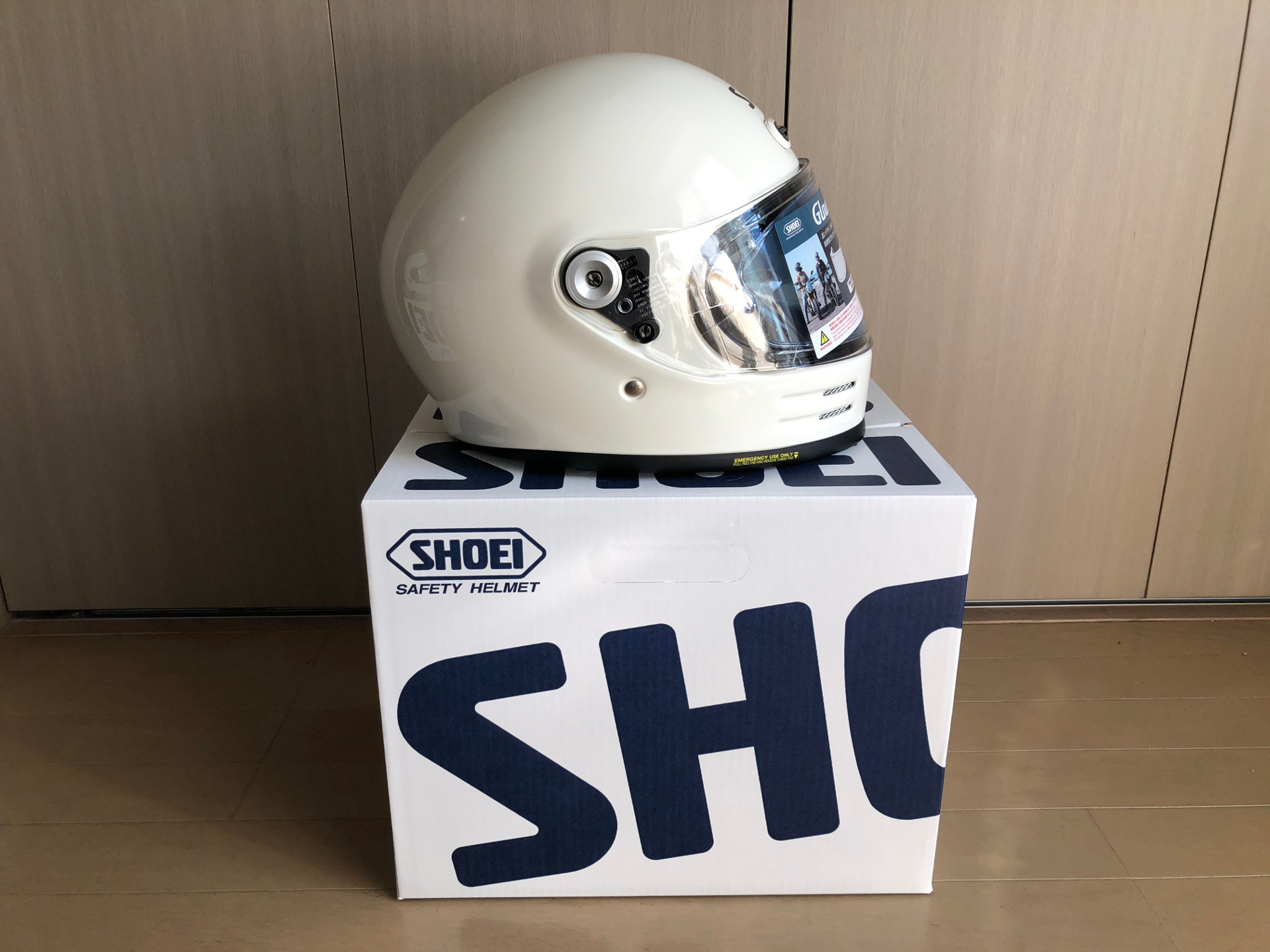 【原付二種】SHOEIヘルメット開封