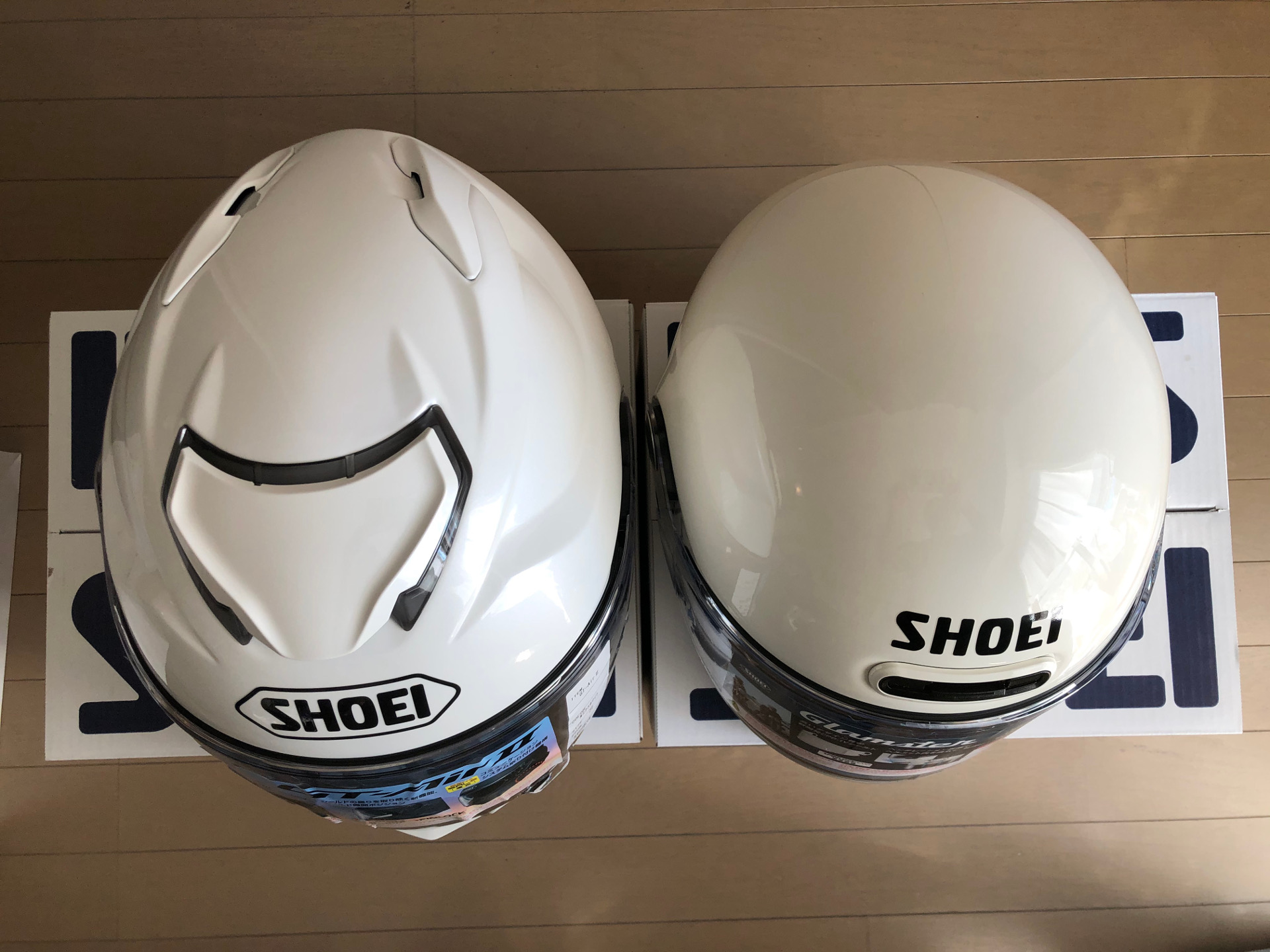 【原付二種】SHOEIヘルメット開封