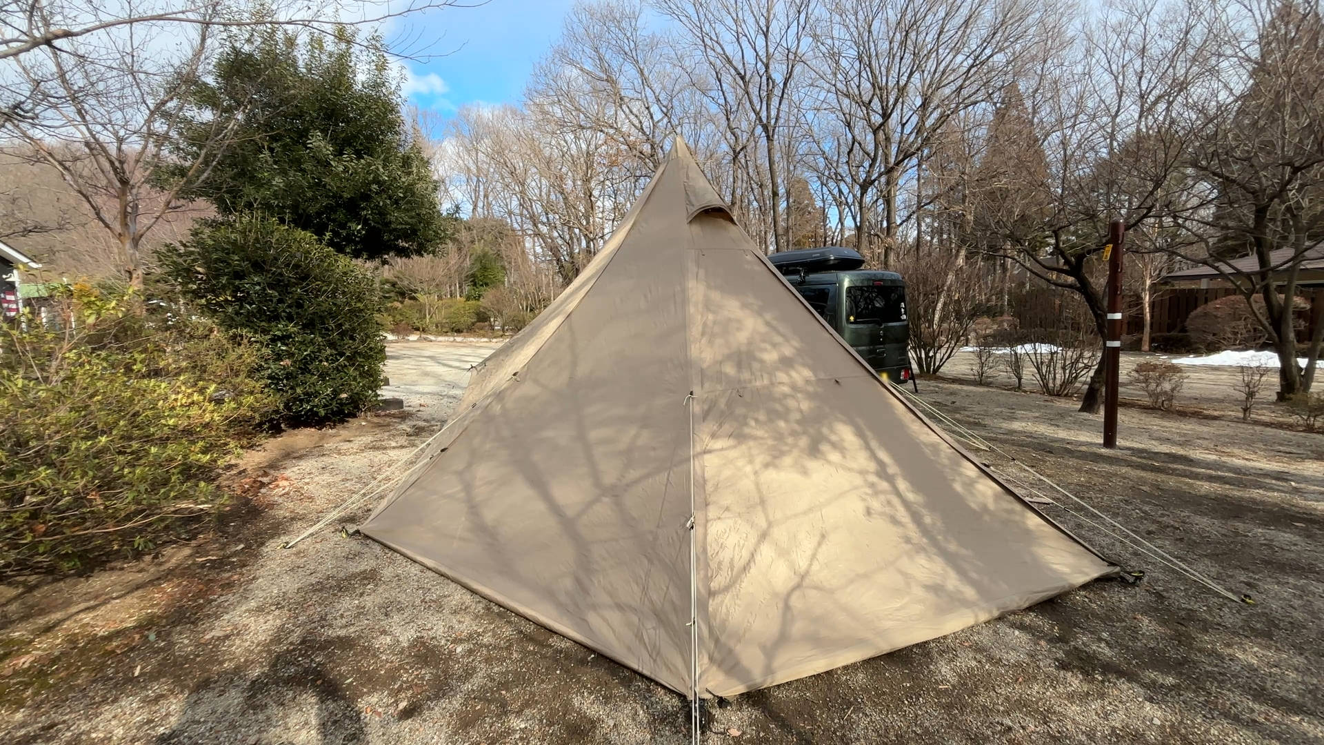 【軽バンキャンプ39】-10℃、大人気ファミリーキャンプ場だけど、全然アウェーじゃなかった!