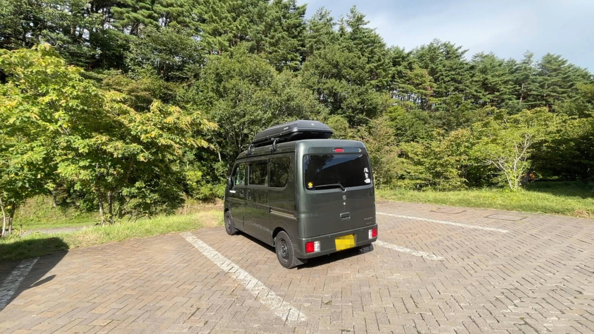 【軽バンキャンプ34】温泉入りたい放題、フォレストパークあだたらで、初めての薪ストーブ、Mt.SUMI Woodstove MICROを使ってみた