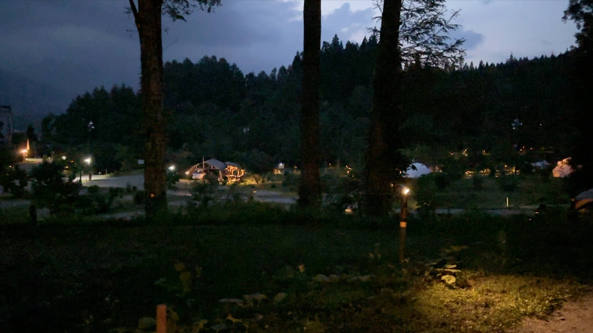 【軽バンキャンプ31】白馬森のわさび農園オートキャンプ場