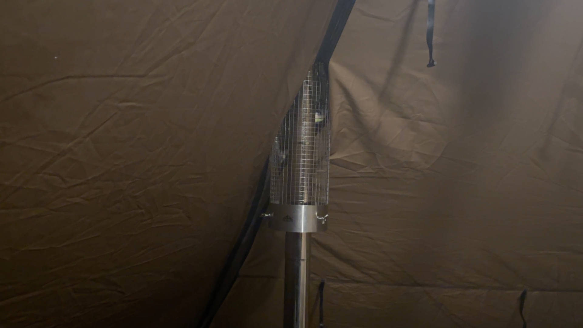 【軽バンキャンプ35】ポリエステルのテント、サバティカルMorning gloryシンセティックでMt.SUMIの薪ストーブを2日間使ってみた