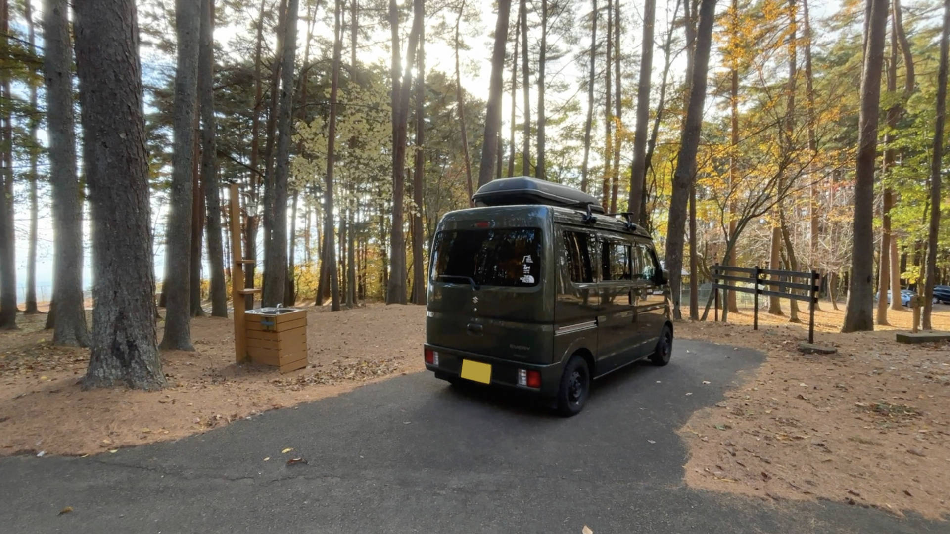 【軽バンキャンプ36】夜景と薪ストーブで最高の癒し時間