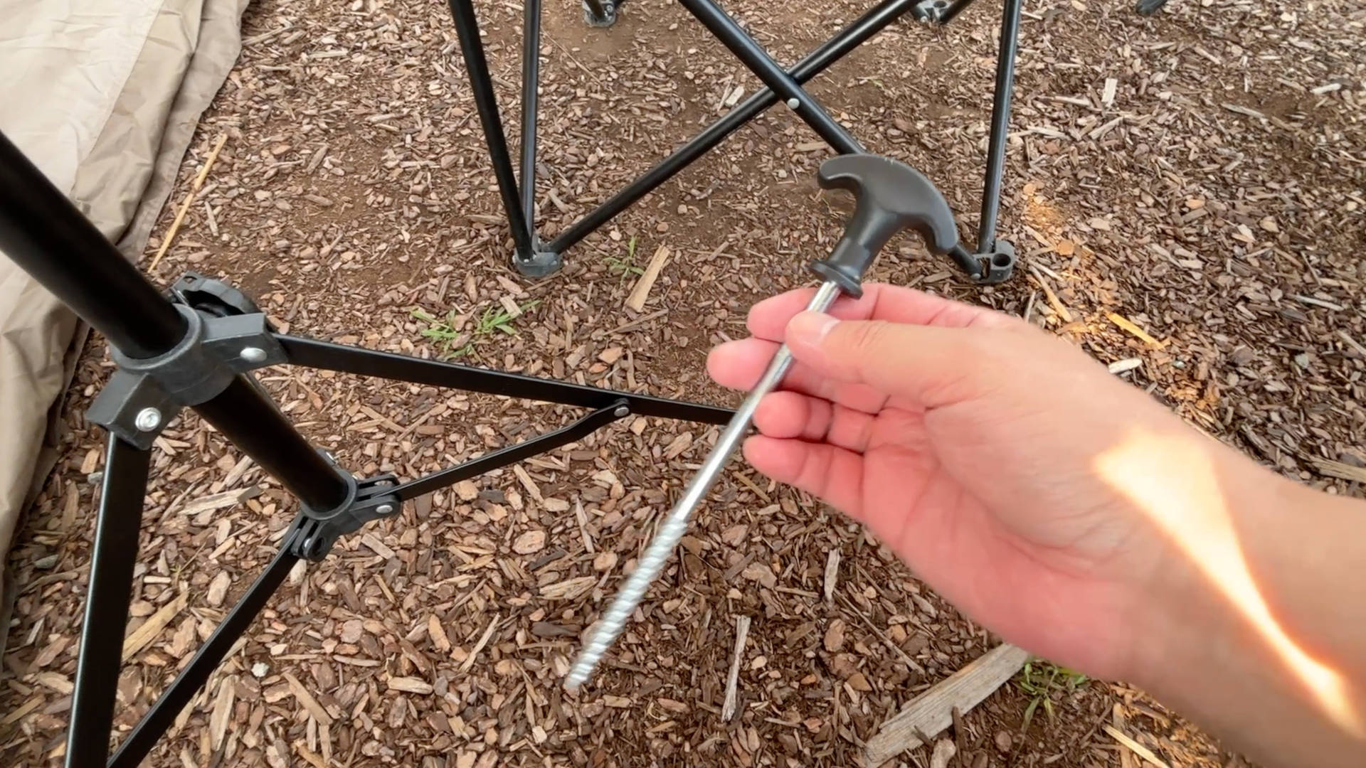 【キャンプギア】S’moreアルミランタンスタンド