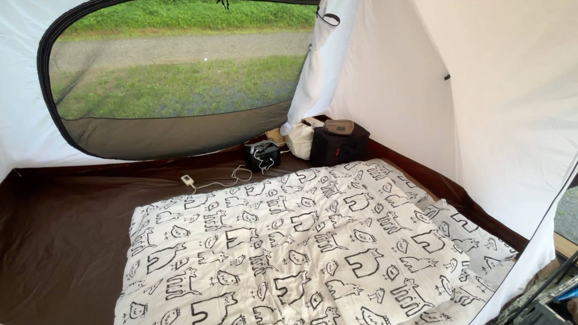 【軽バンキャンプ32】台風接近中のスノーピーク鹿沼キャンプフィールド&スパでキャンプ