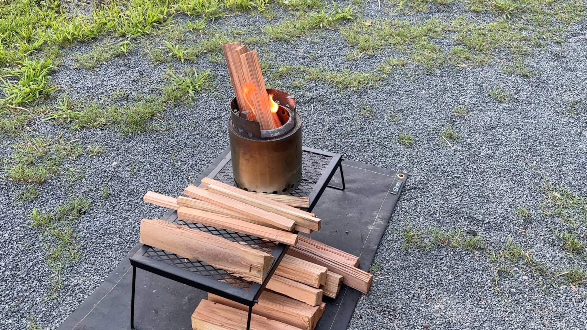 【軽バンキャンプ32】台風接近中のスノーピーク鹿沼キャンプフィールド&スパでキャンプ