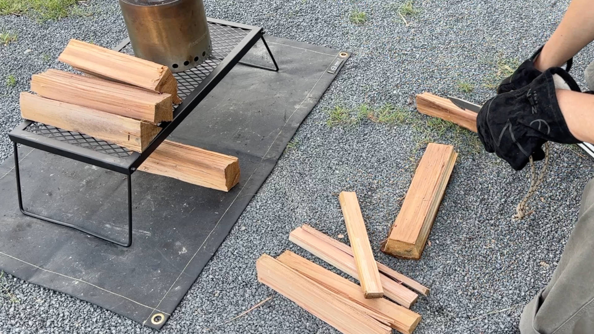 【軽バンキャンプ32】台風接近中のスノーピーク鹿沼キャンプフィールド&スパでキャンプ