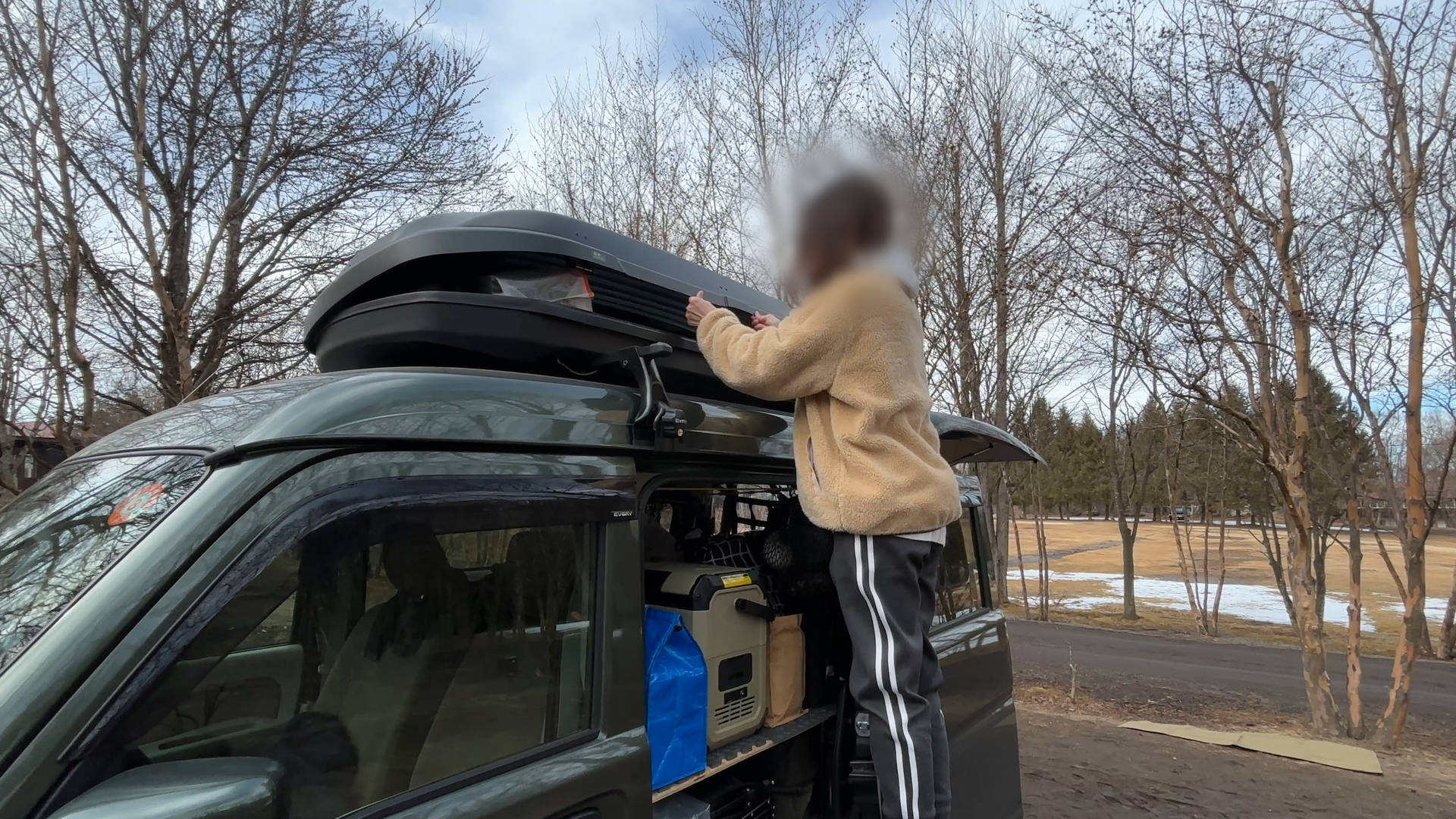 【軽バンキャンプ40】-12℃の北軽井沢で薪ストぬくぬくおこもりキャンプ