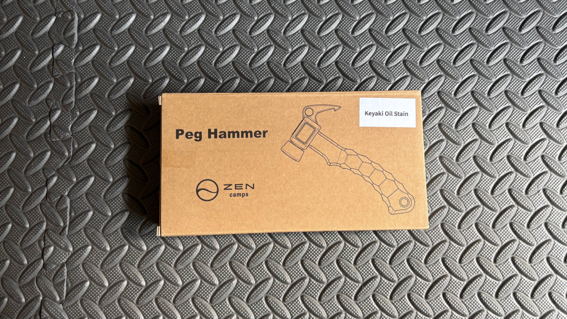 【キャンプギア】ZEN Camps ペグハンマー榉木(オイルステン)